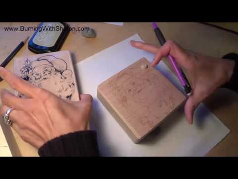 Pyrography: Rubber Stamping and Woodburning