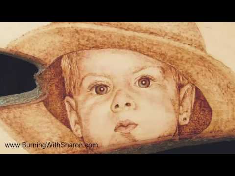 Pyrography: Shading a Portrait an Alternate Technique