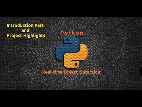 Python - opencv Real-time Object Detection - INTRO