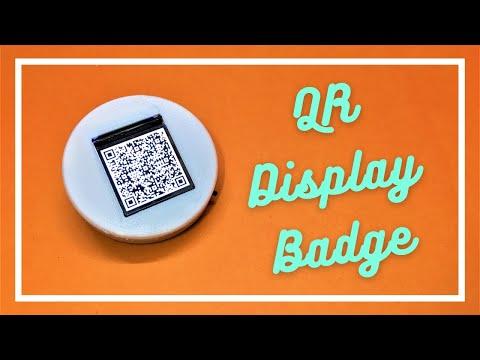 QR Display Badge