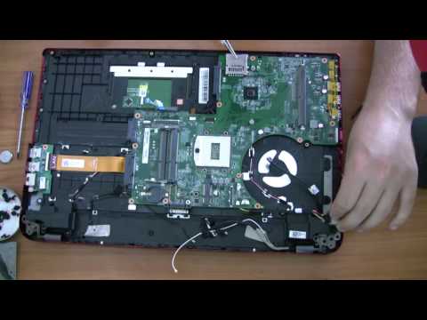 Qosmio X70 motherboard replacement and SSD installation