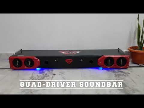 Quad-Driver Soundbar | DIY