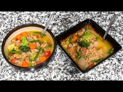 Quick &amp;amp; Cheap Tuna Veggie Soup Dinner for Two