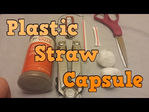 Quick Tip of The Week: Plastic Straw Capsule