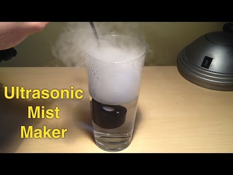 Quick test using ultrasonic mist maker / fogger