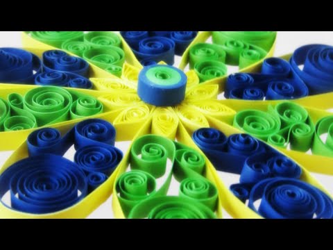 Quilling Tutorial - DIY Quilled beautiful flower for decoration