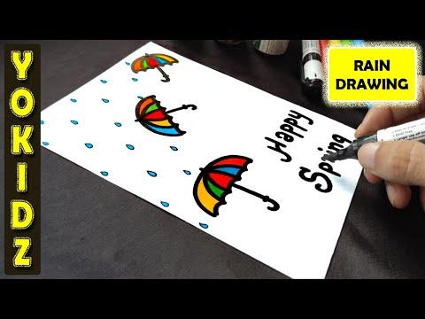 RAIN DRAWING EASY, RAIN DRAWING SIMPLE