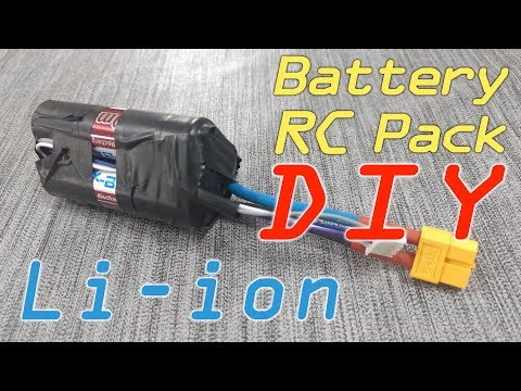 RC Battery Pack made with 18650 cells - 3S1P //HOW TO