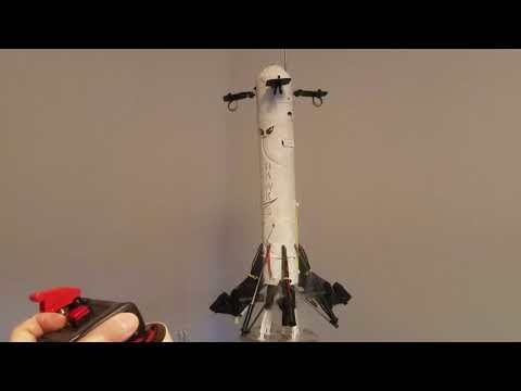 RC Mini Smoke Machine for Model Rocket Launch Pad