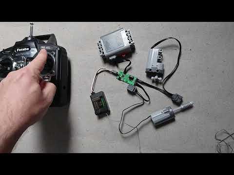 RC receiver to Lego Power Functions conerter