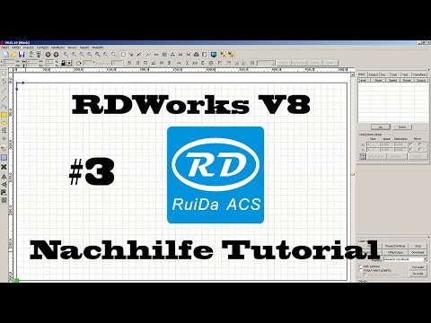 RDWorks v8 Tutorial Nachhilfe - Geometrische Formen [Deutsch] #3