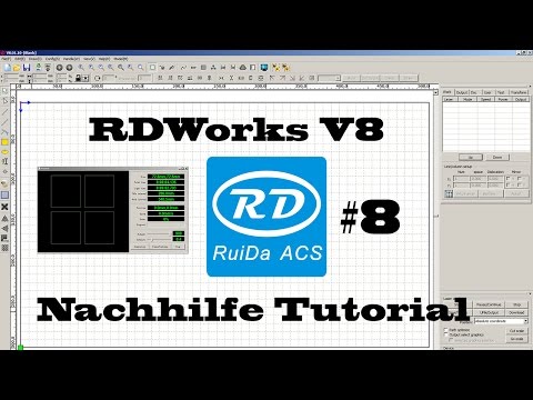 RDWorks v8 Tutorial Nachhilfe - Prozesse und virtuelle Vervielf&amp;auml;ltigung [Deutsch] #8