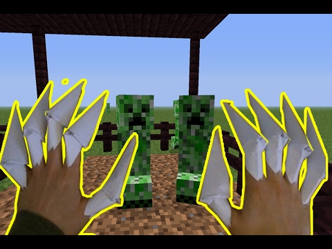 REALISTIC MINECRAFT- Wolverime Steve Attacks Creepers