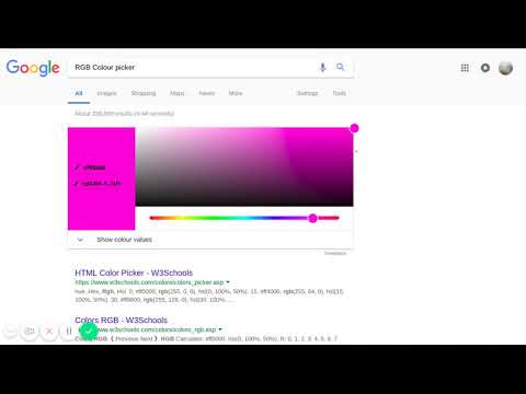 RGB Colour Picker - Google Search