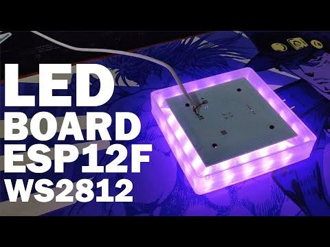 RGB LED Board for Power Pi 2- ESP12F WS2812 LED