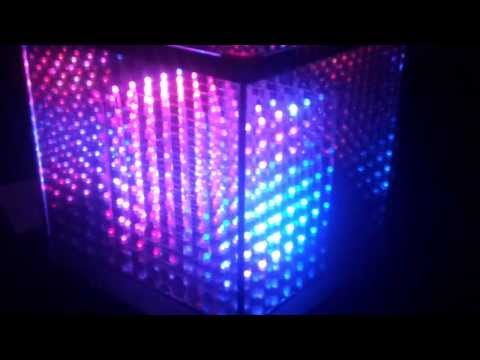 RGB LED Cube Basic Animations