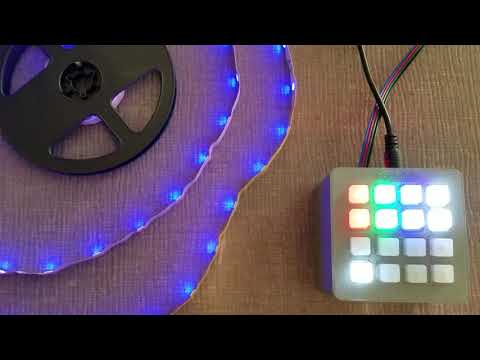 RGB LED Strip Sequencer using Arduino and Adafruit Trellis