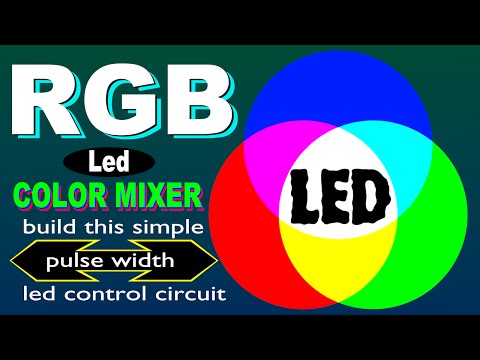 RGB Led Color mixer - Pulse Width Modulation ( PWM )