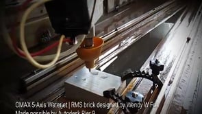 RMS - OMAX Waterjet 5-Axis Demo for Resilient Modular Systems