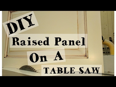 Raised Panel on a Table Saw | Cove Cut #DIY #Tablesaw #Hack