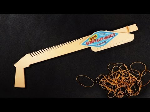 Rapid-Fire Rubber Band Shotgun