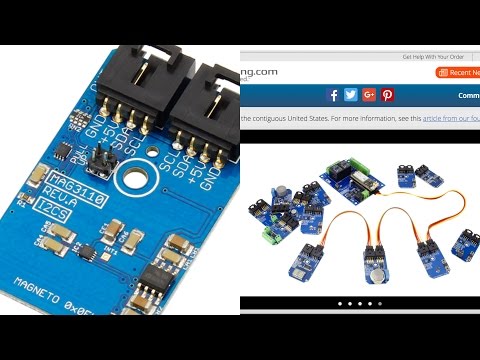 Raspberry Pi MAG3110 Magnetometer Electronic Compass Sensor Java Tutorial