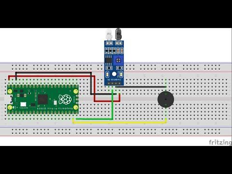 Raspberry Pi Pico and IR Proximity Sensor