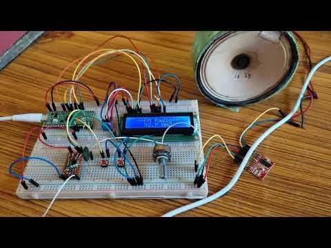 Raspberry pi Pico and TEA5676 FM Radio receiver