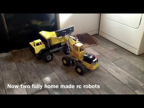 Rc tonka front loader and new tonka dumper