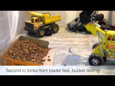 Rc tonka front loader test #2