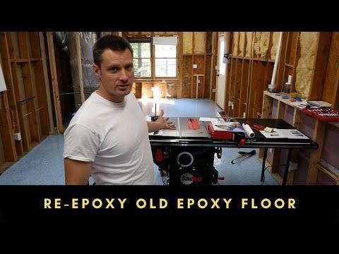 Re-epoxy Old Epoxy Floor