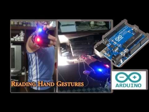 Read hand gestures using Arduino