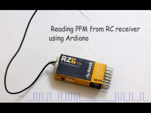 Reading RC receiver PPM signal using Arduino