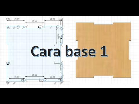 Realizaci&oacute;n de la cara base 1 - Porta celular/Fusion 360