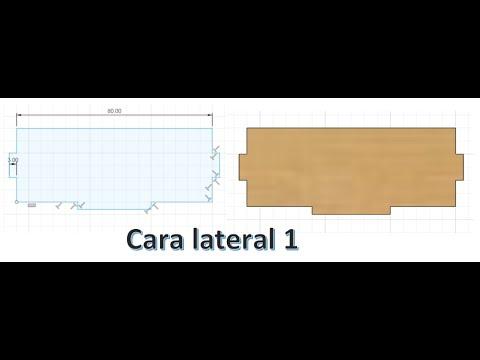 Realizaci&oacute;n de la cara lateral 1 - Porta celular/Fusion 360