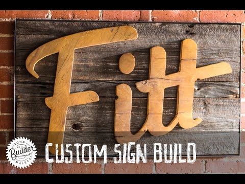 Reclaimed Barn Wood Sign | Malecki