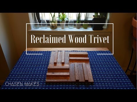 Reclaimed Wood Trivet