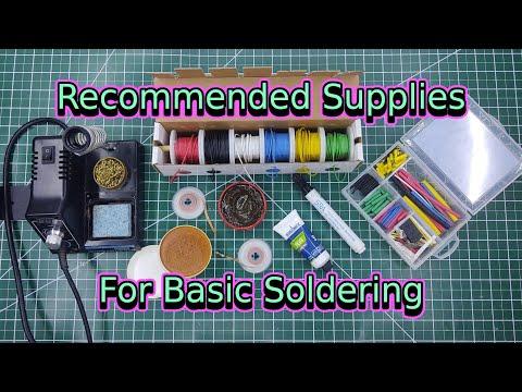 Recommended Supplies For Basic Soldering | Soldering Basics