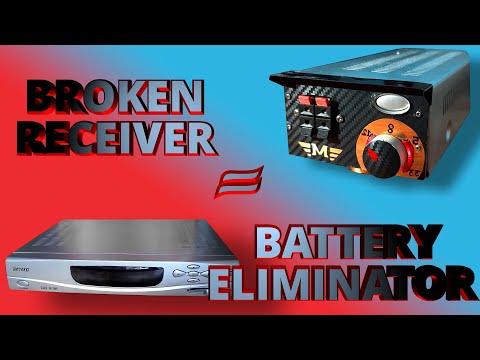 Recycle / DIY Battery eliminator / From satellite receiver[English-Subtitled].