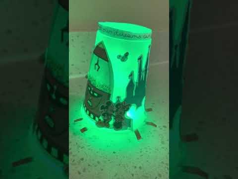 Recycled Disney Coffee Cup Lamp - Adafruit #BCPHYSCOMP