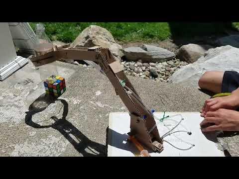 Recycled Rubbish Robotic Arm