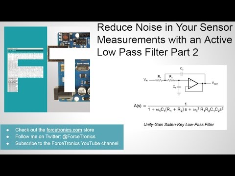 Reduce Noise in Your Sensor Measurements with an Active Low Pass Filter Part 2