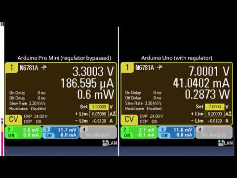 Reducing Arduino's Power Consumption Part 1