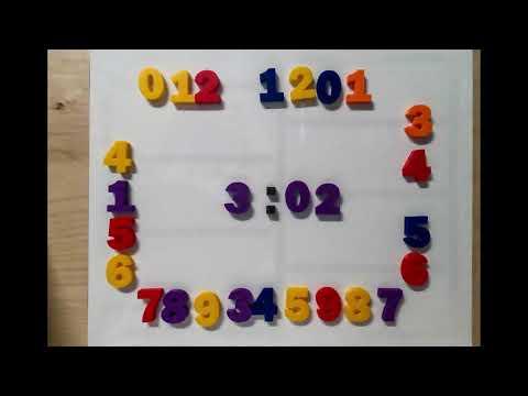 Refrigerator Magnet Clock - Timelapse