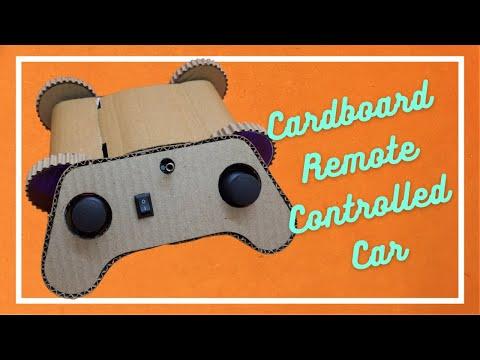 Remote Controlled Car Using Cardboard