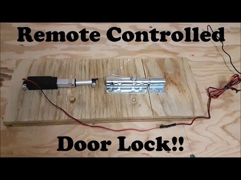 Remote Controlled Door Lock