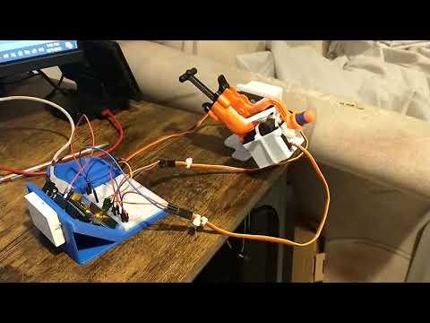 Remote Controlled Nerf Gun with Arduino