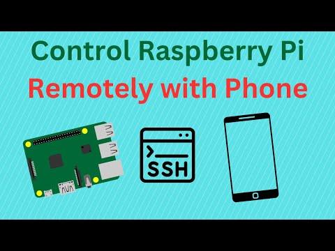 Remotely Control your Raspberry Pi via SSH through a Cell Phone