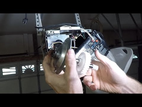 Replacing a Broken Chain Drive Module On a Garage Door Opener