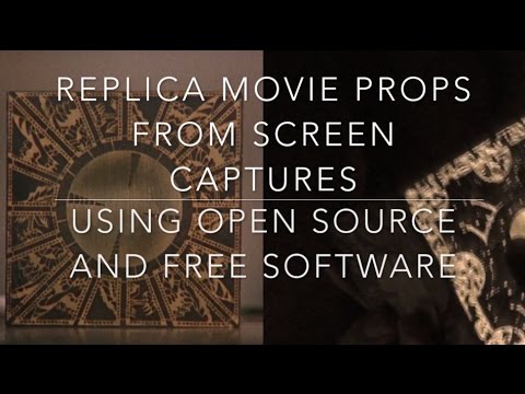 Replica Movie Props From Screen Captures - Using Open Source and Free Software